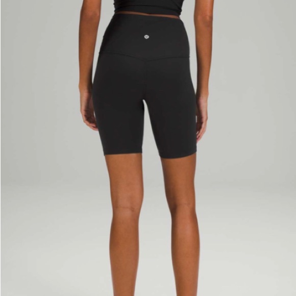 lululemon Align Ruched Waist HR Short 8" Black Sizes 4 & 6 NWT - Picture 3 of 3